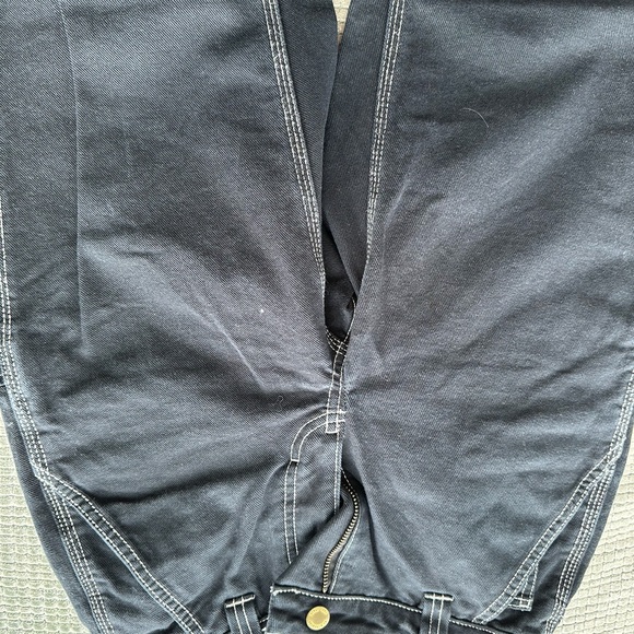 ARITZIA TNA WORKWEAR Ladies Size 00 Dark Blue Greenwich Cargo Jeans - Picture 6 of 9